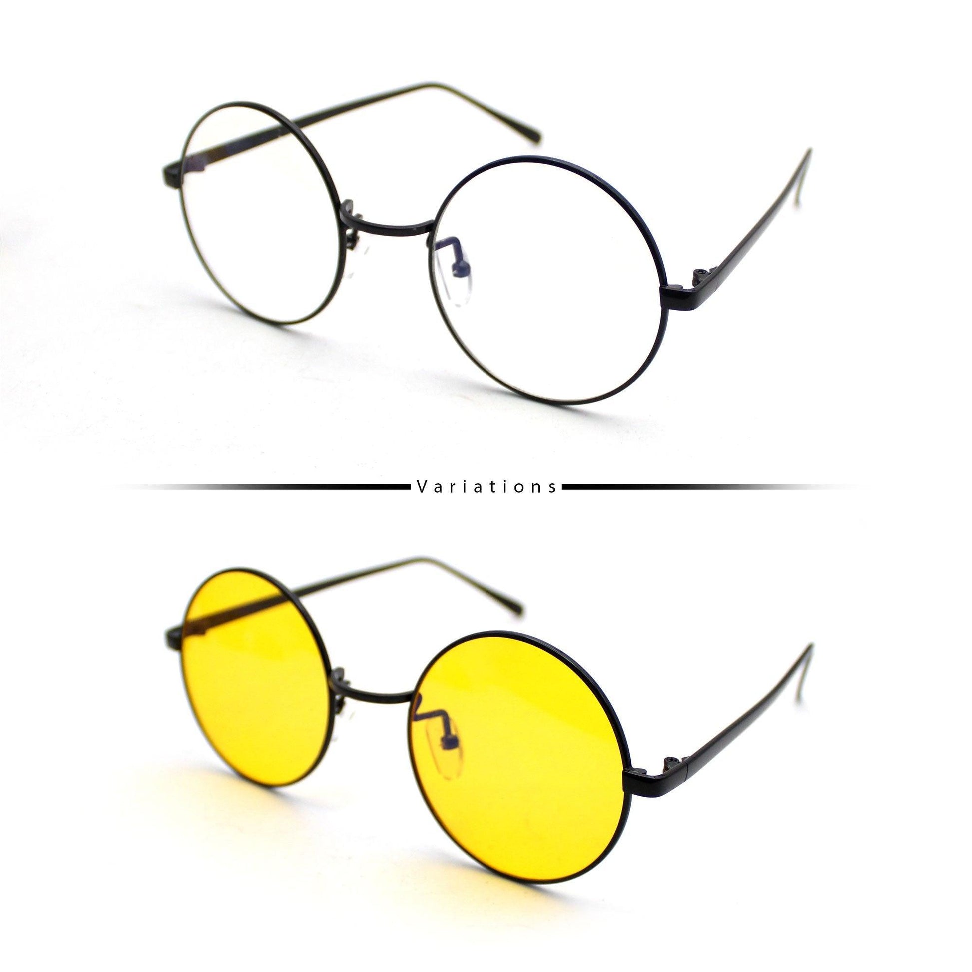 Peculiar HARRY Round Anti Radiation Glasses UV400 - peculiareyewear