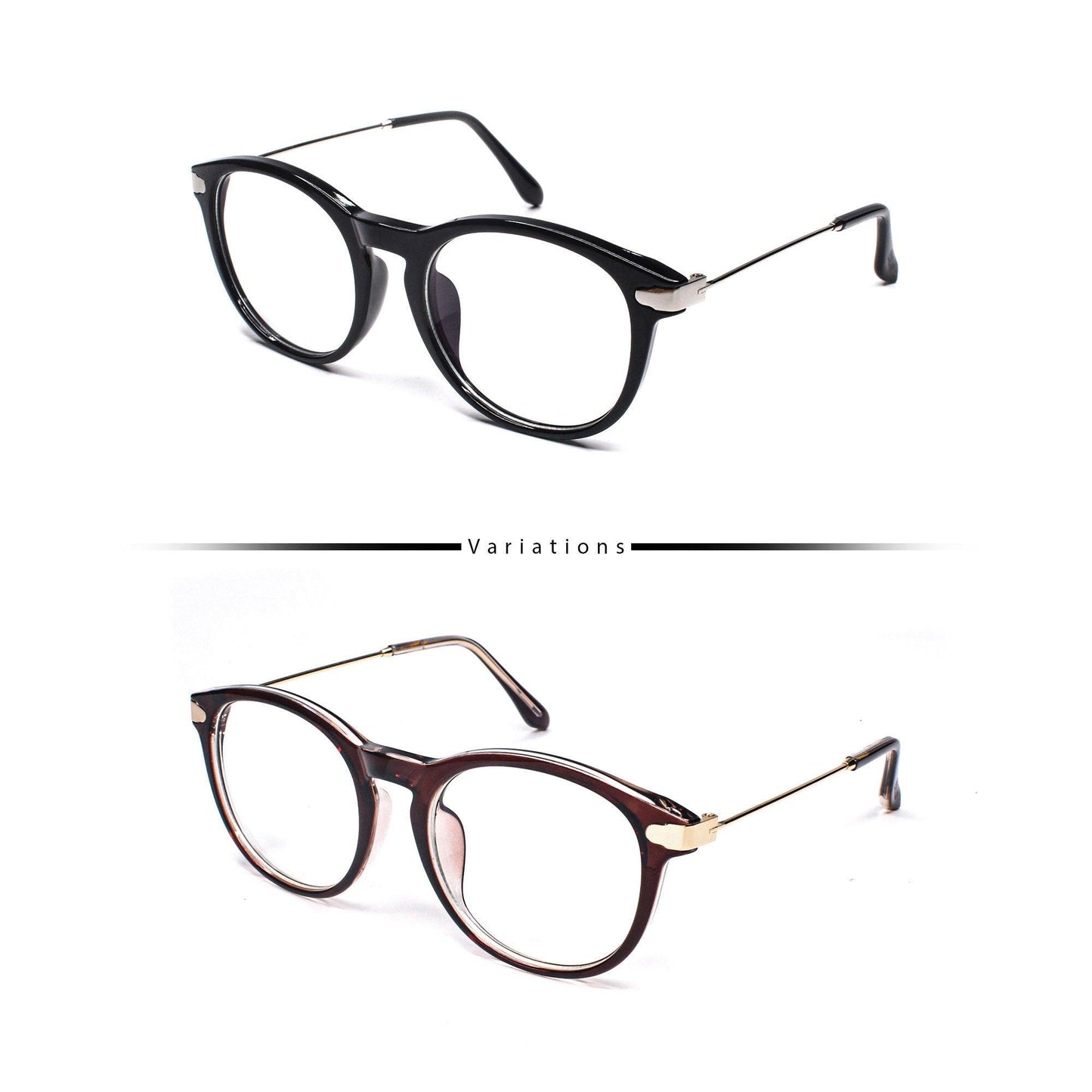 Peculiar MARGOT Round Polycarbonate Frame Anti Radiation Glasses UV400 - peculiareyewear