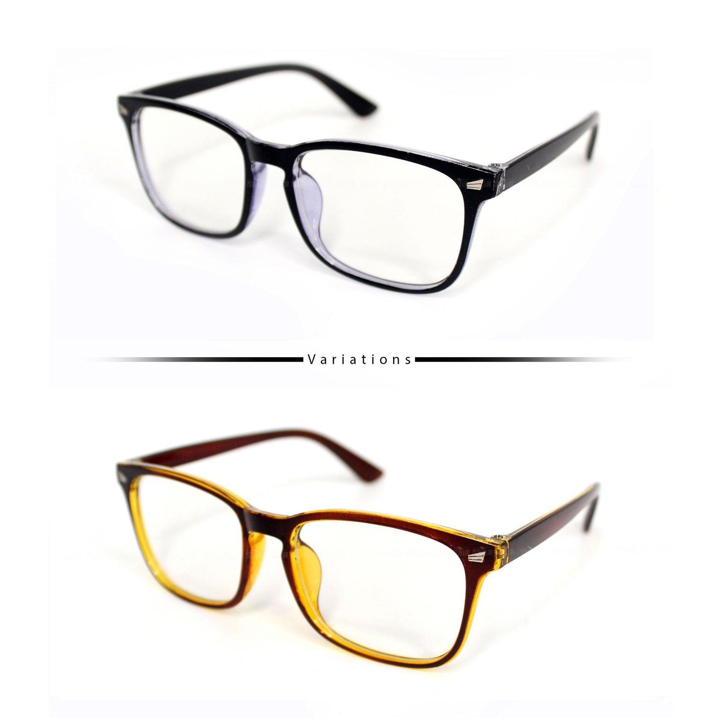 CES DRILON for Ces Style x Peculiar LOURDES Square Polycarbonate Frame Anti Radiation Glasses UV400 - peculiareyewear