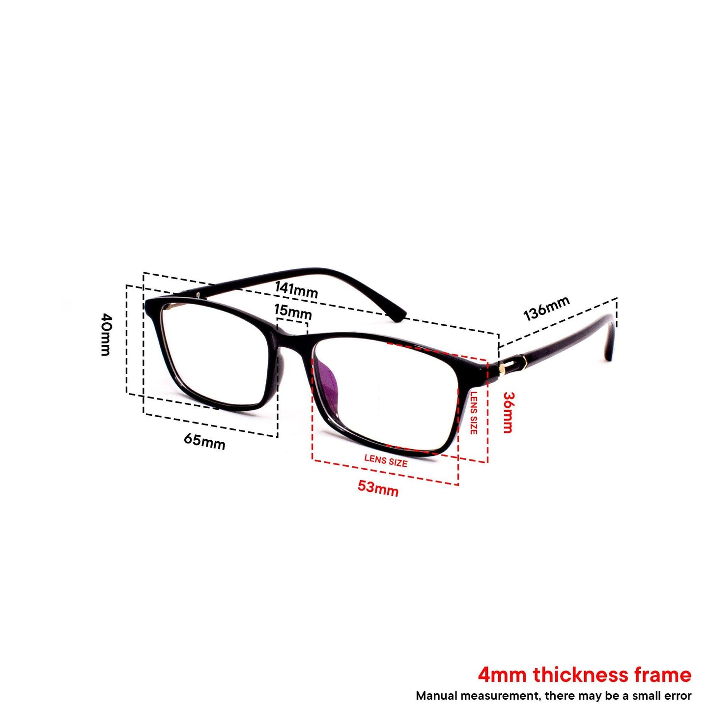 Peculiar SEAN Rectangle FLEX TR90 Frame UV400 - peculiareyewear