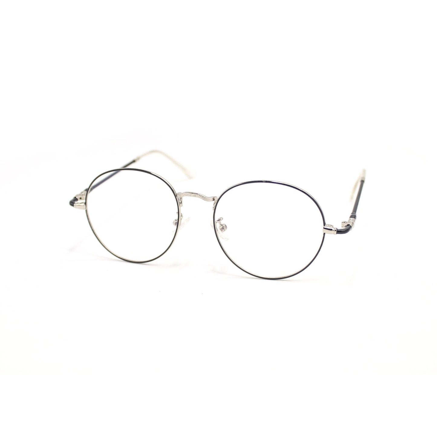 Peculiar ZION Round Stainless Steel Frame Anti Radiation Glasses UV400 - peculiareyewear