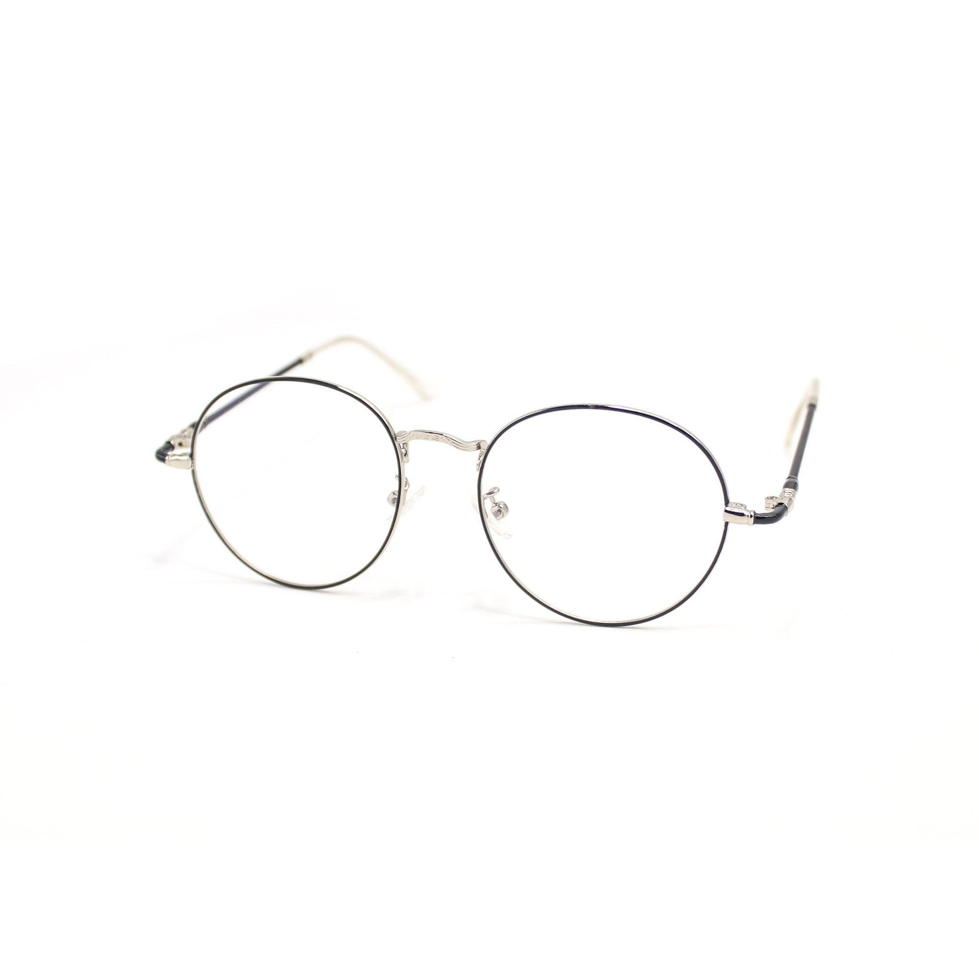 Peculiar ZION Round Stainless Steel Frame Anti Radiation Glasses  UV400 - peculiareyewear