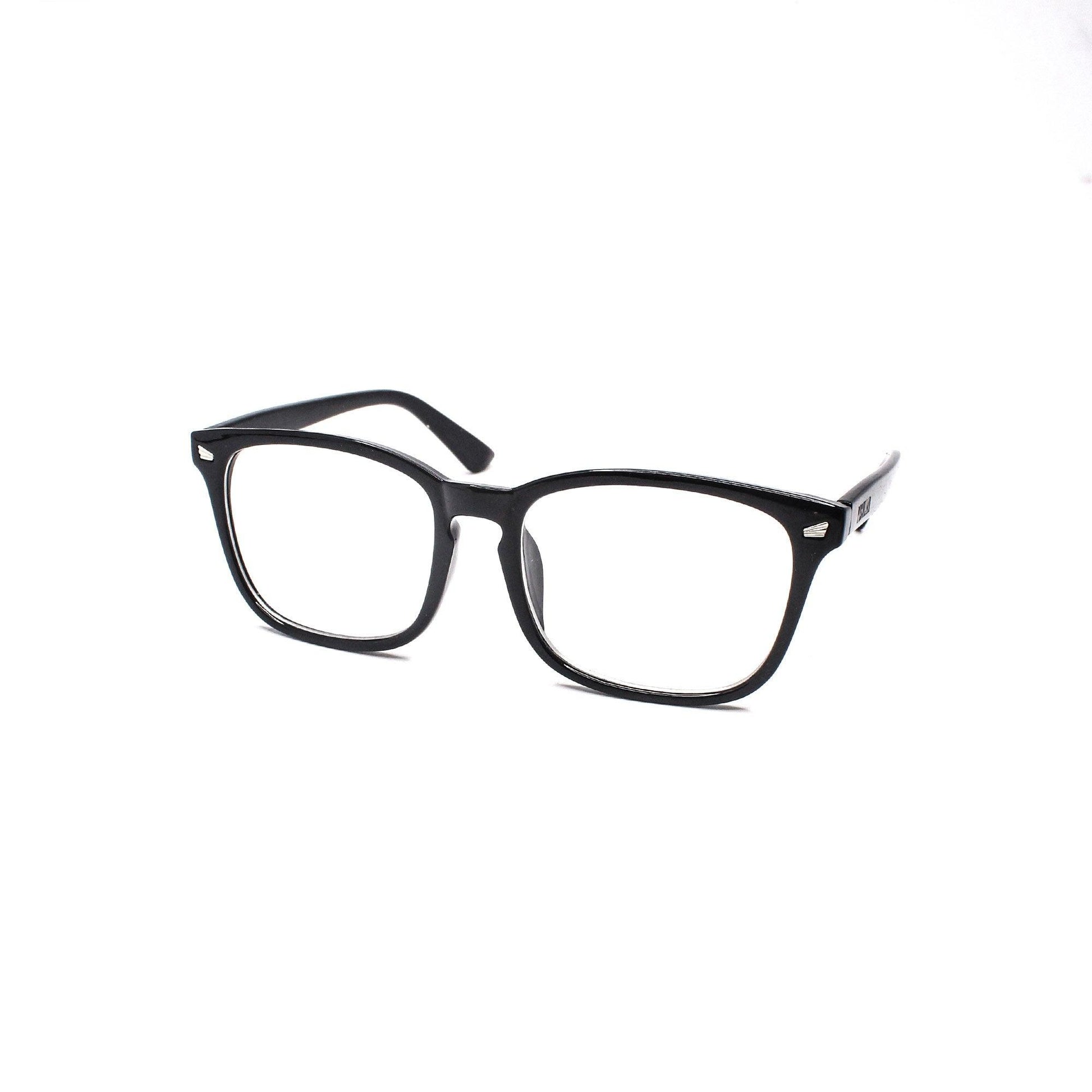 Peculiar AOKI Square BLACK Polycarbonate Frame Photochromic TransitionPRO Lens - peculiareyewear