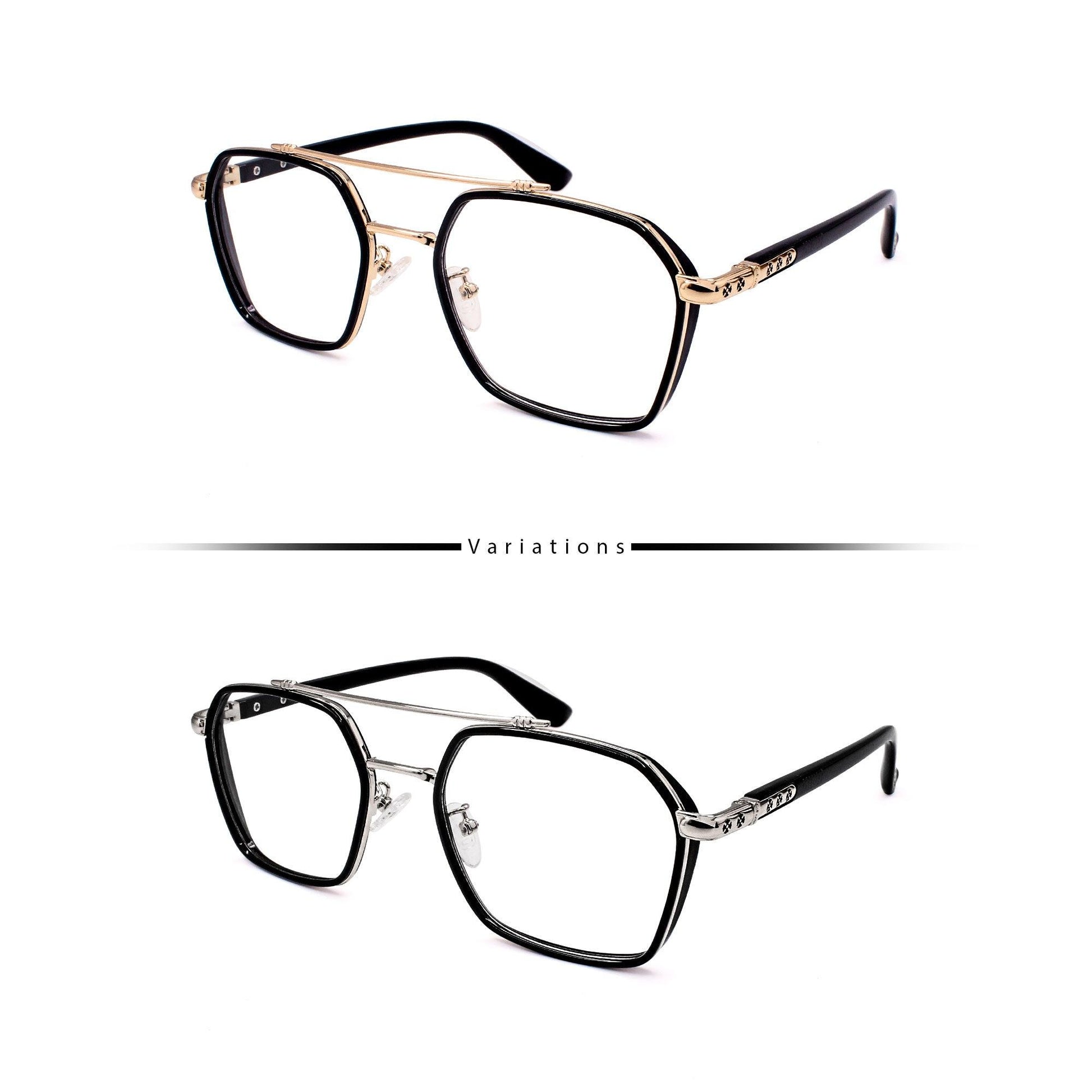 Peculiar ADONIS Square Aviator Anti Radiation Glasses UV400 - peculiareyewear