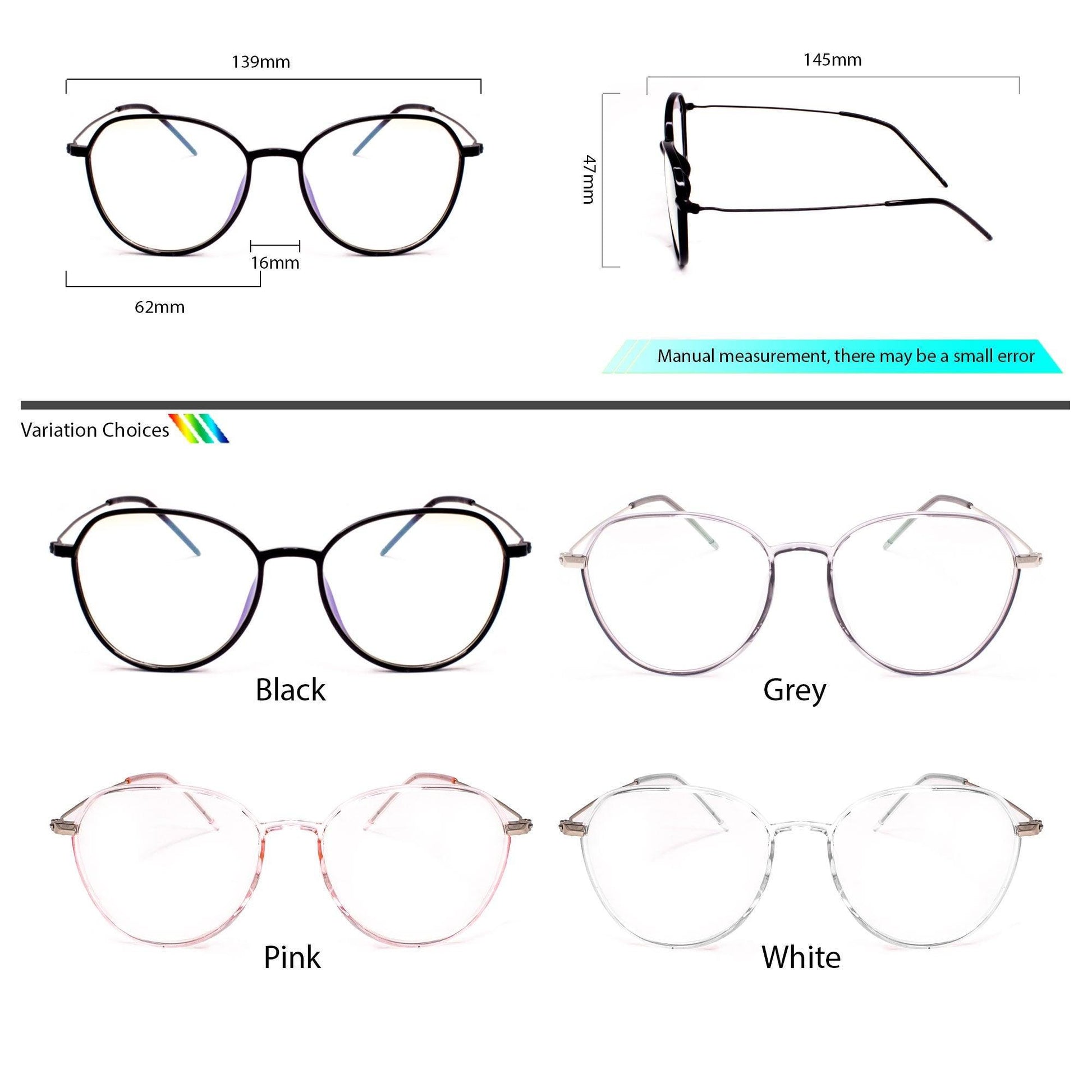Peculiar LINUX Aviator FLEX TR90 Frame  Anti Radiation Glasses UV400 - peculiareyewear