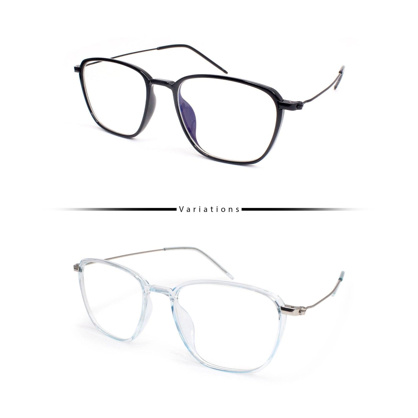Peculiar SABER Square FLEX TR90 Frame Anti Radiation Glasses UV400 - peculiareyewear