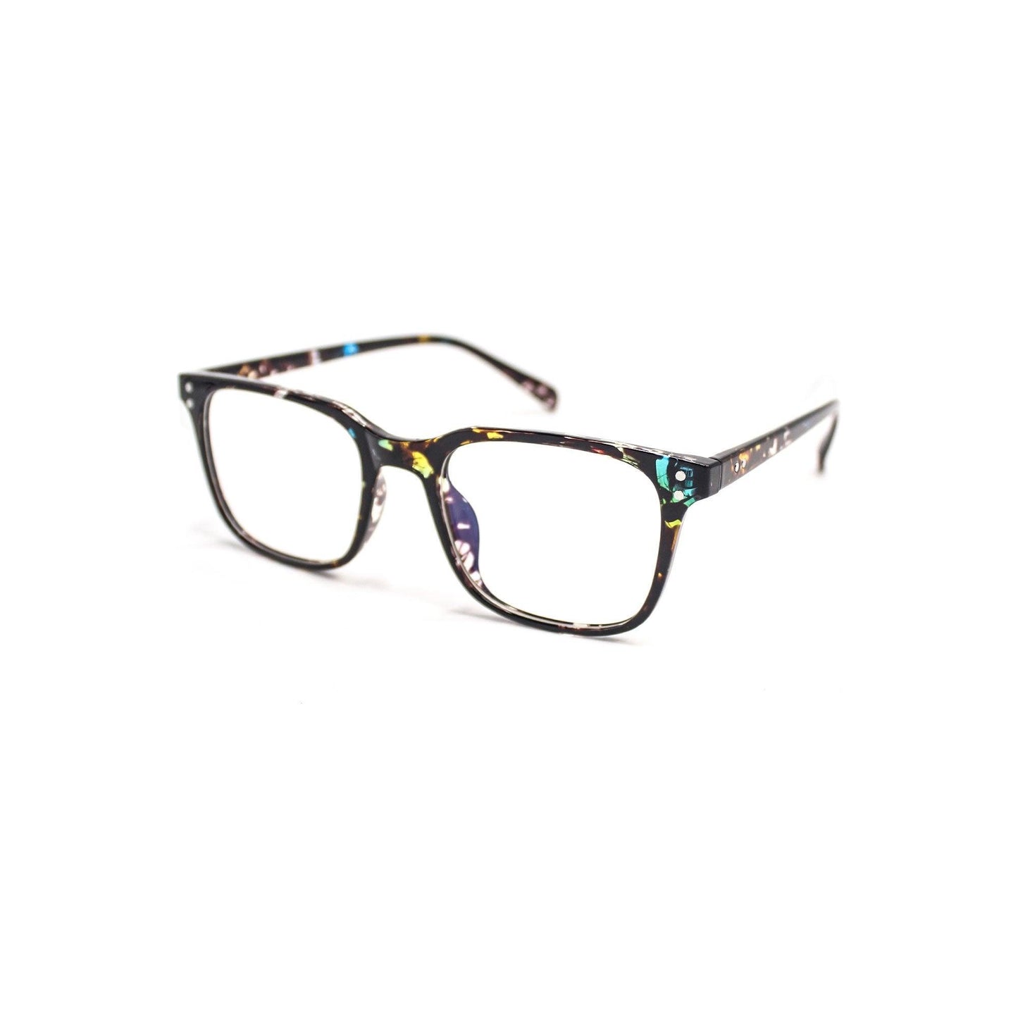 Peculiar LEO Square Polycarbonated Frame Anti Radiation Glasses UV400 - peculiareyewear