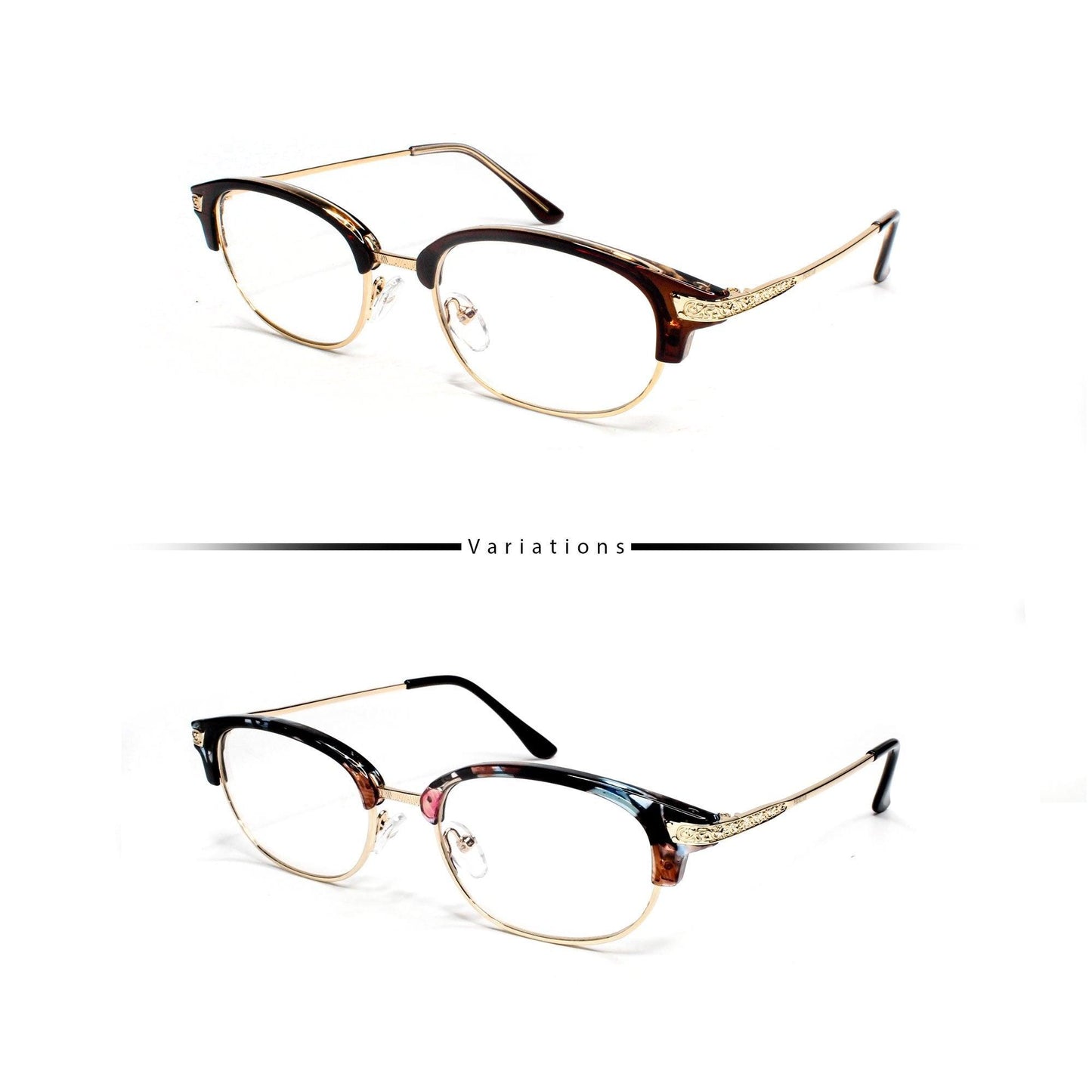 Peculiar YSSA Oval Premium  Frame Anti Radiation Glasses UV400 - peculiareyewear