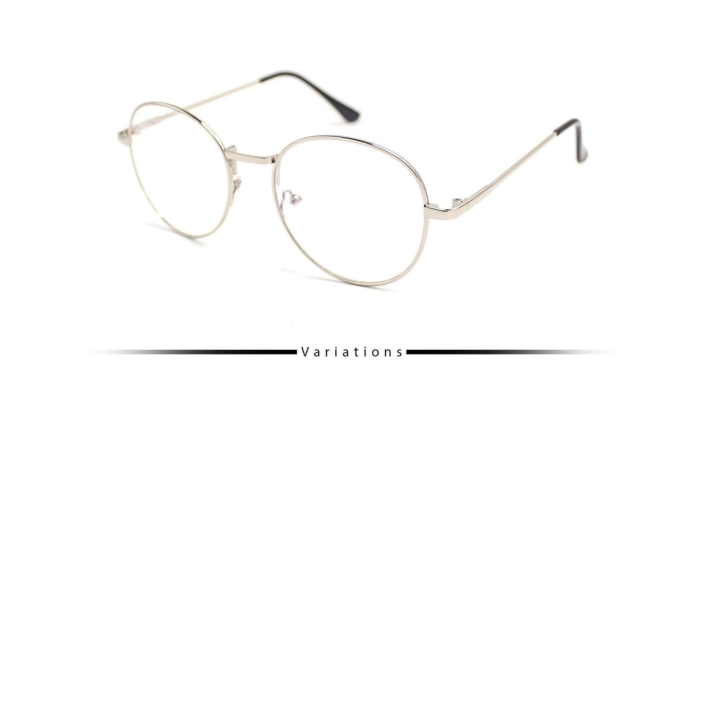 Peculiar SKYLER Round Metal Frame Anti Radiation Glasses UV400 - peculiareyewear