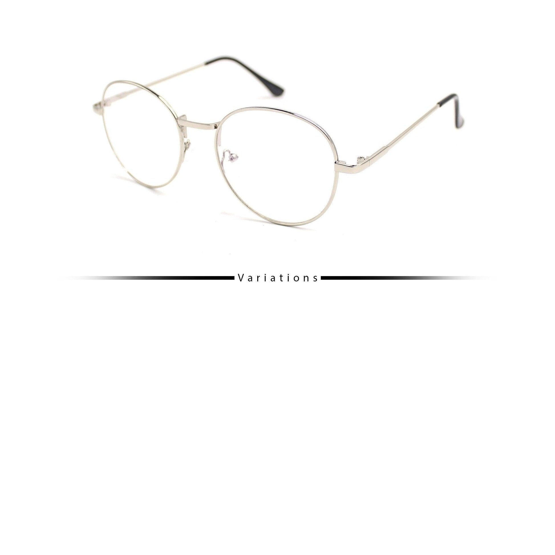 Peculiar SKYLER Round  Metal Frame Anti Radiation Glasses UV400 - peculiareyewear