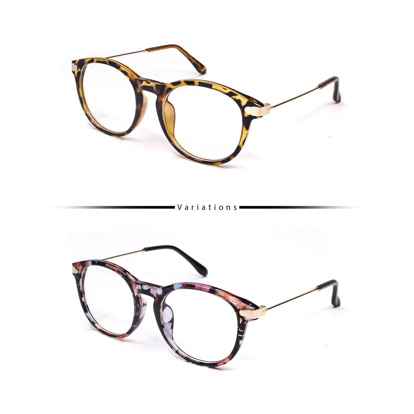 Peculiar MARGOT Round Polycarbonate Frame Anti Radiation Glasses UV400 - peculiareyewear