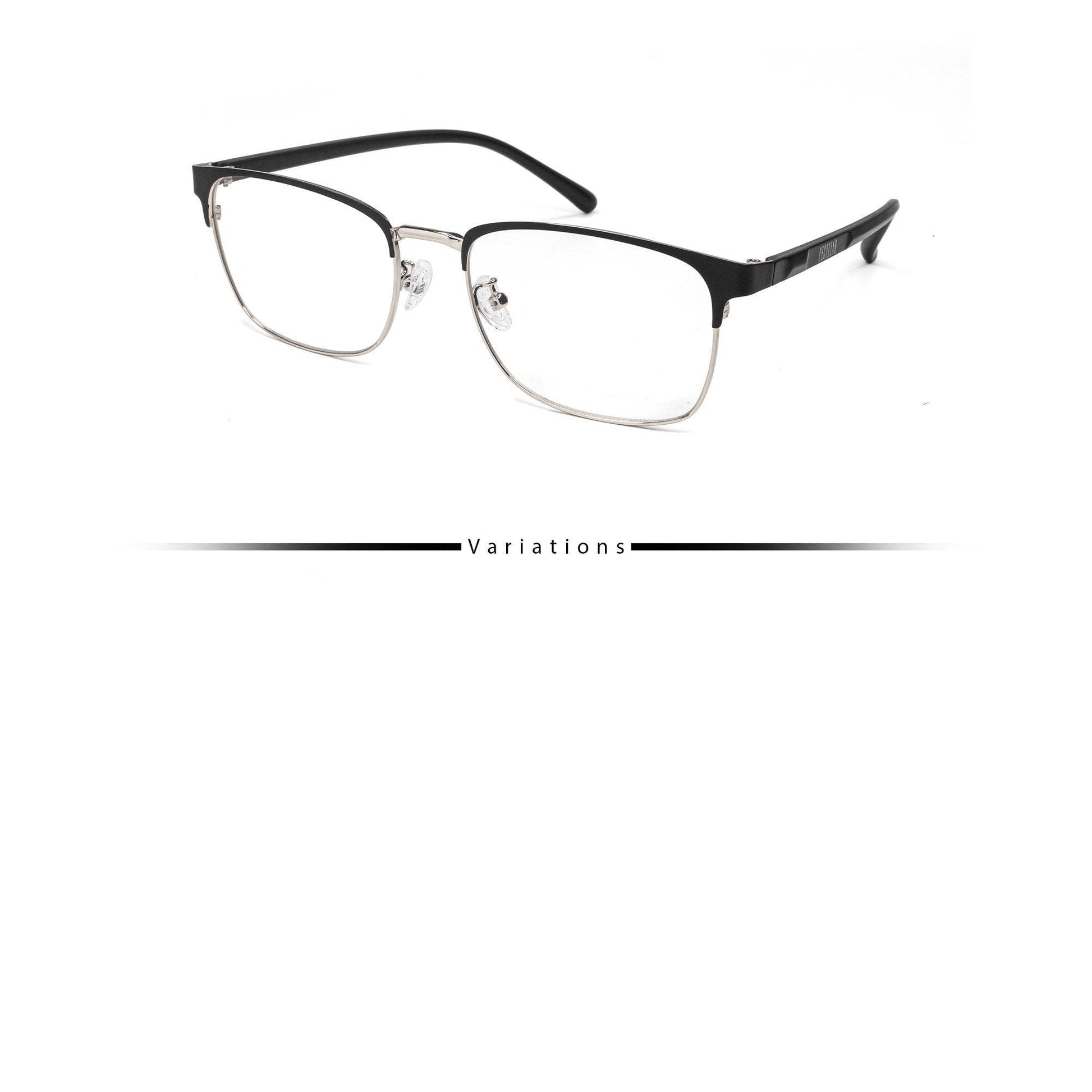 Peculiar GAVIN Square FLEX TR90 Rubberized Frame Anti Radiation Glasses UV400 - peculiareyewear