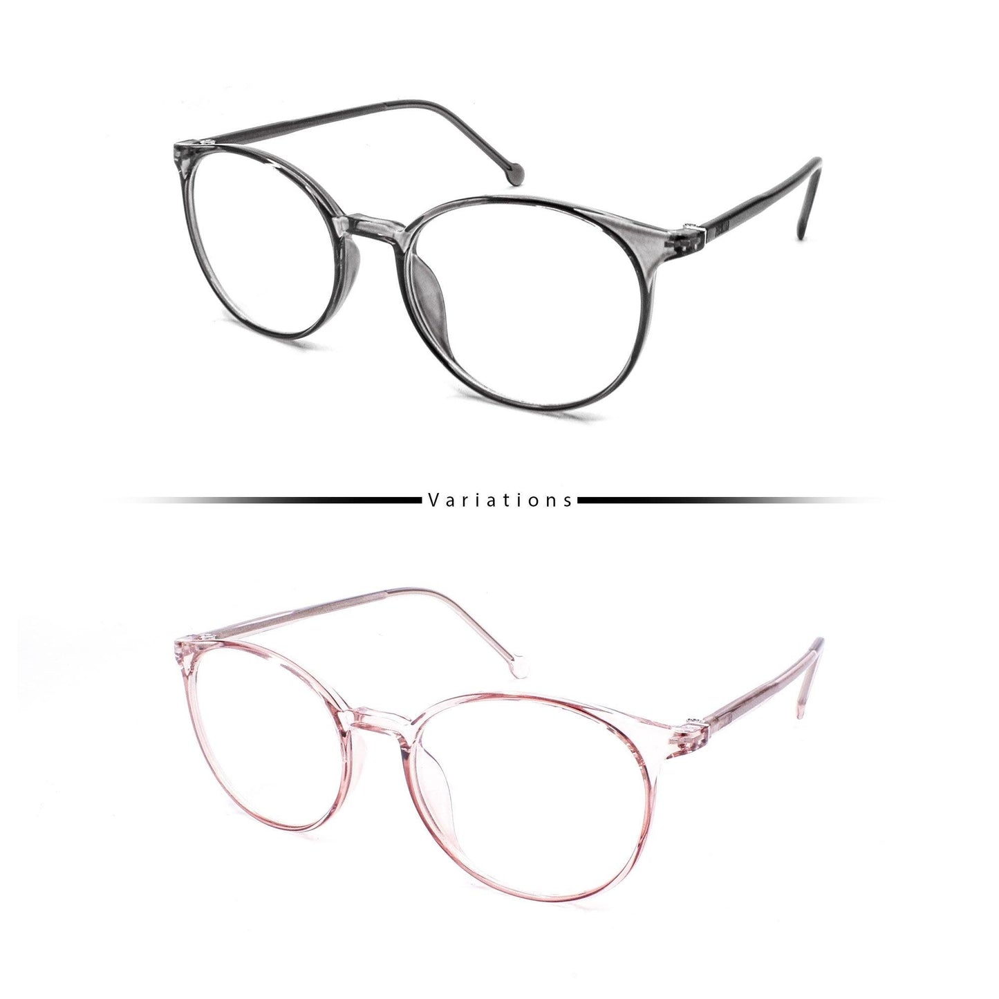Peculiar AVA Round FLEX TR90 Frame Anti Radiation Glasses UV400 - peculiareyewear