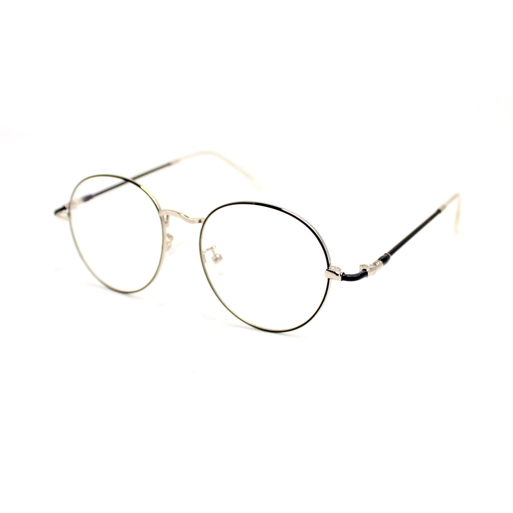 Peculiar ZION Round Stainless Steel Frame Anti Radiation Glasses  UV400 - peculiareyewear