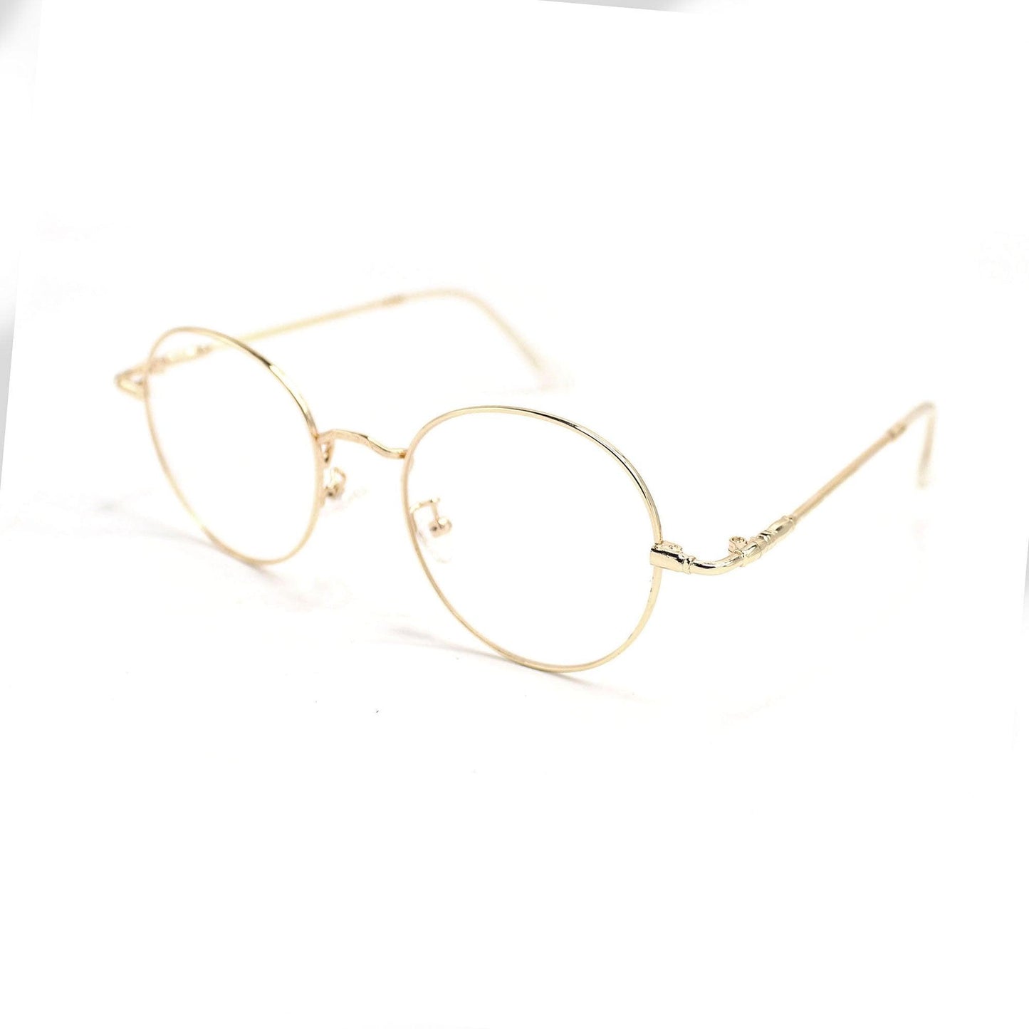 Peculiar ZION Round Stainless Steel Frame Anti Radiation Glasses UV400 - peculiareyewear