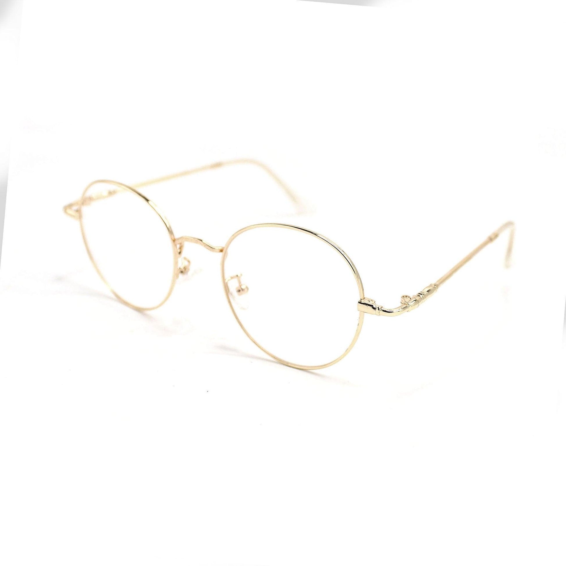 Peculiar ZION Round Stainless Steel Frame Anti Radiation Glasses  UV400 - peculiareyewear