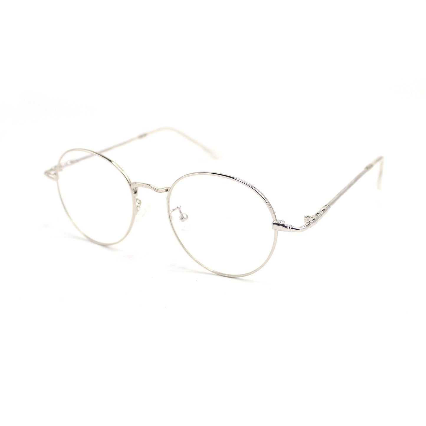 Peculiar ZION Round Stainless Steel Frame Anti Radiation Glasses UV400 - peculiareyewear
