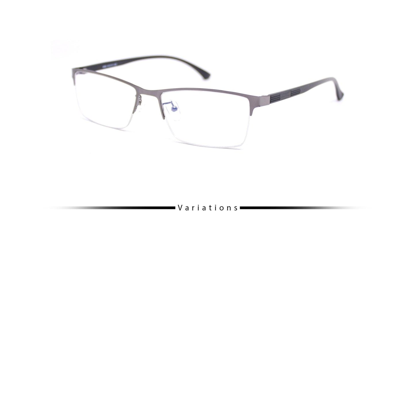 Peculiar SAGE Square Stainless Steel Frame Anti Radiation Glasses UV400 - peculiareyewear