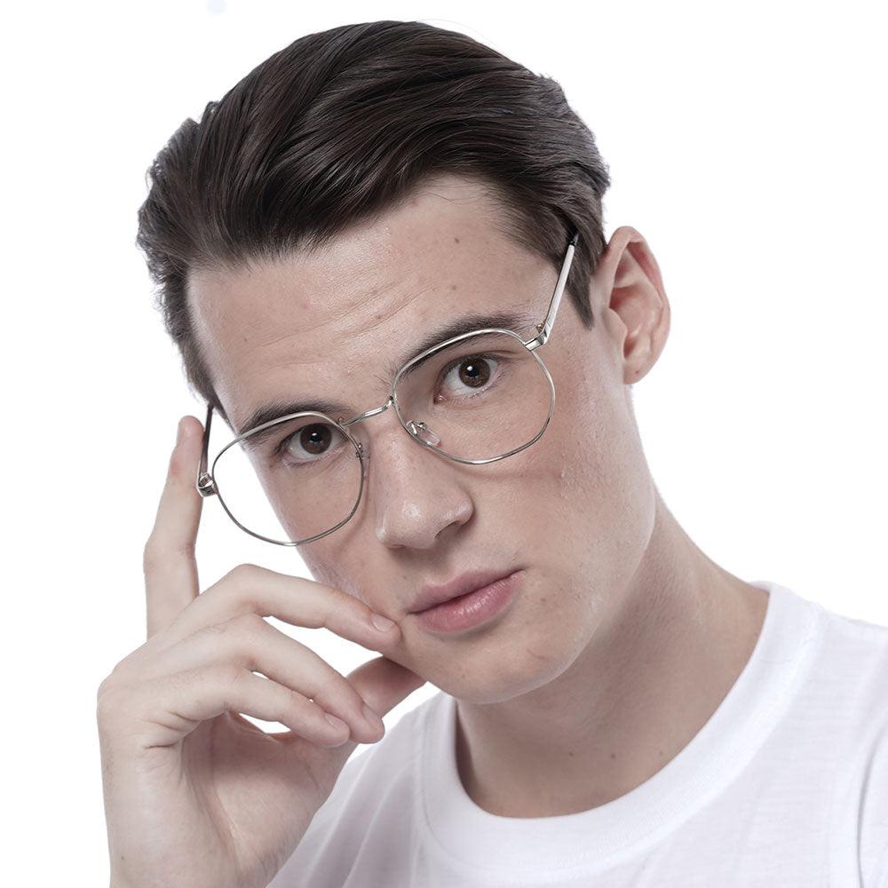 Peculiar ANGEL Deco Square SILVER Alloy (3x Metal Plating) Peculiar Photochromic TransitionPRO Lens - peculiareyewear
