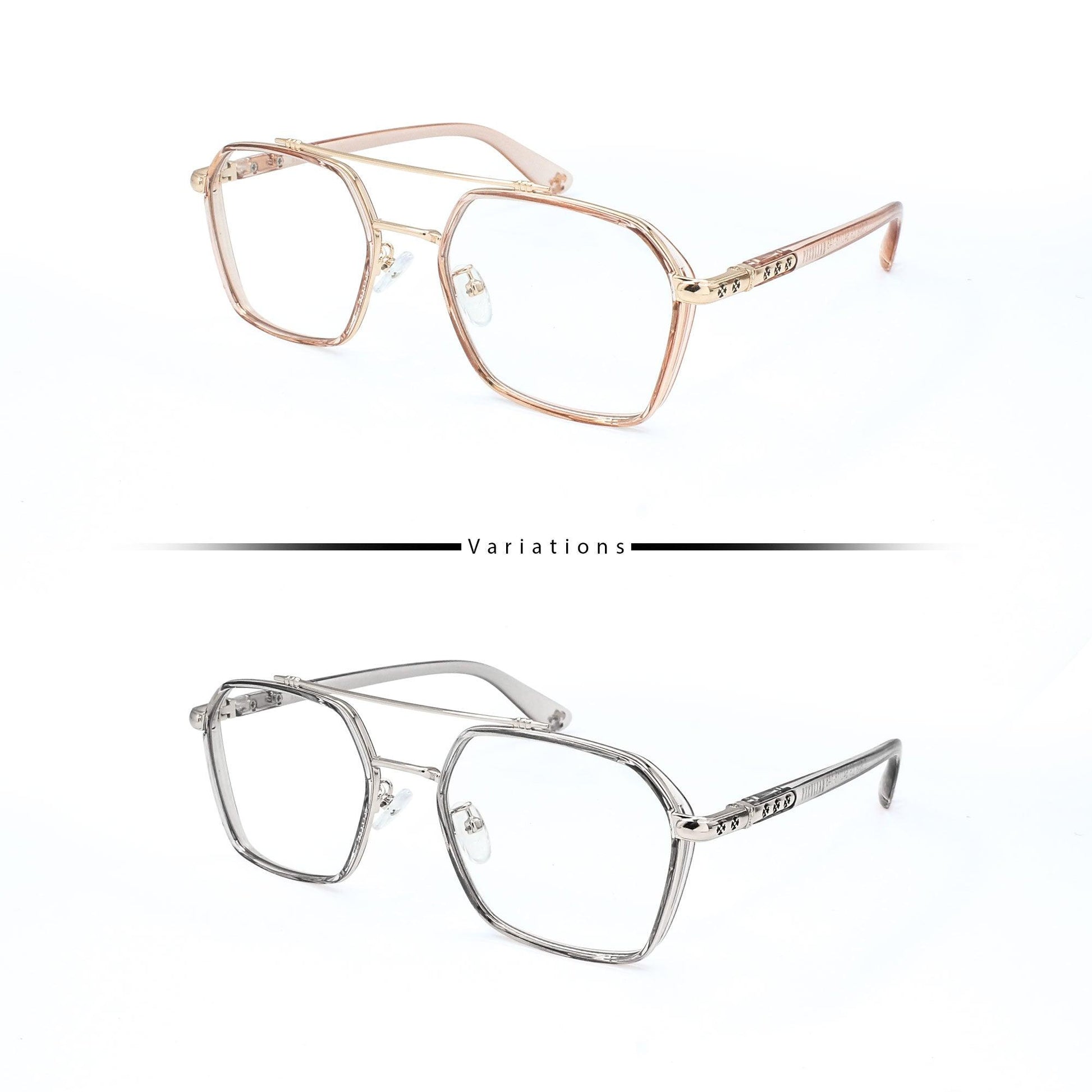 Peculiar ADONIS Square Aviator Anti Radiation Glasses UV400 - peculiareyewear