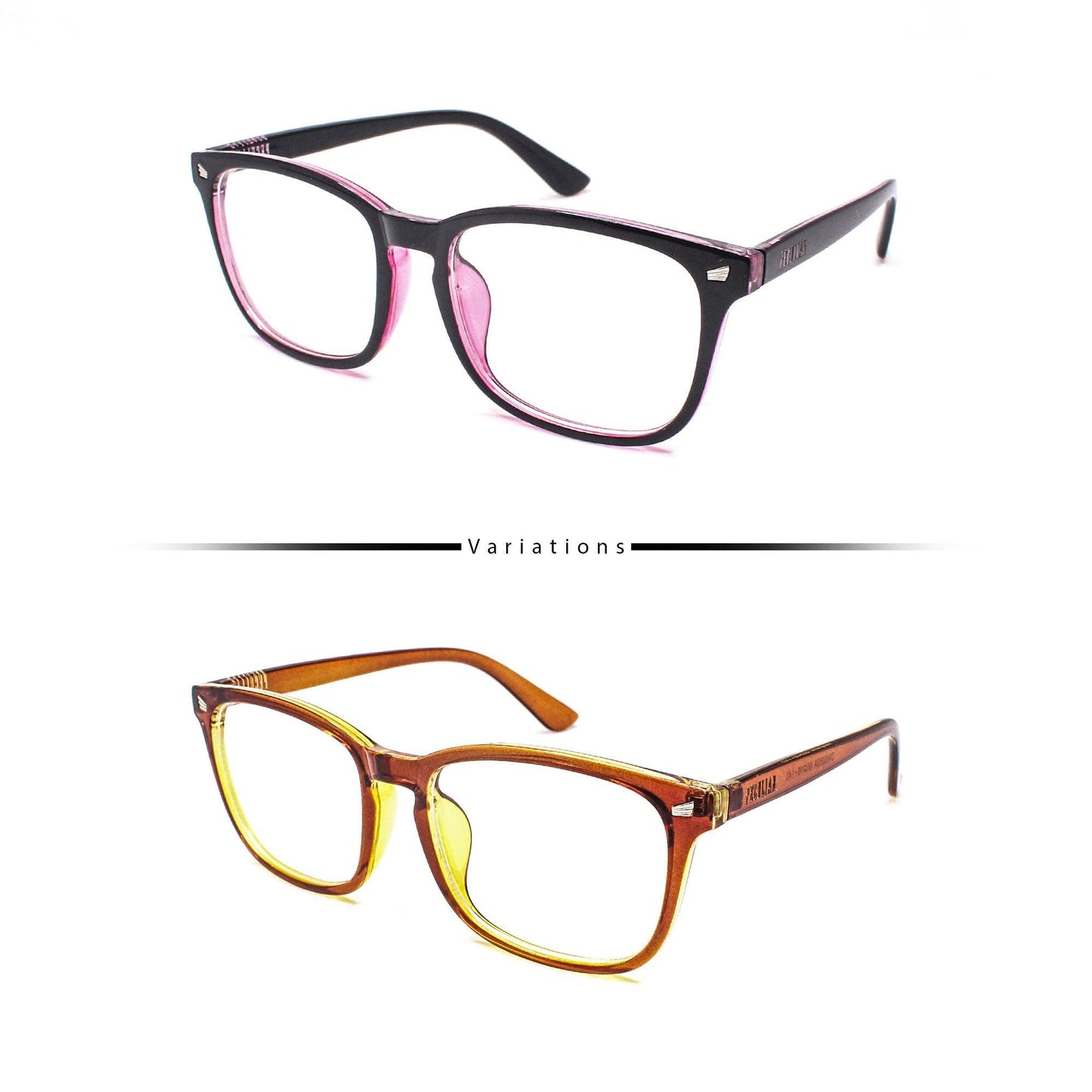 Peculiar AOKI Square Polycarbonate Frame Anti Radiation Glasses UV400 - peculiareyewear