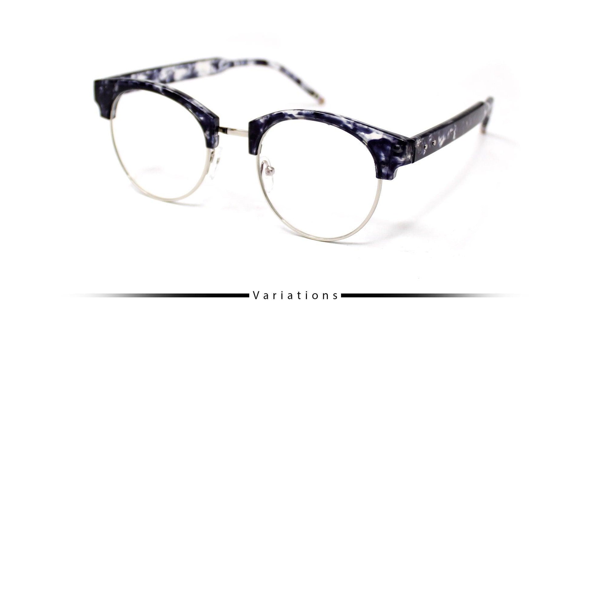 KEN CHAN x Peculiar LUXE Round Polycarbonate Frame Anti Radiation Glasses UV400 - peculiareyewear