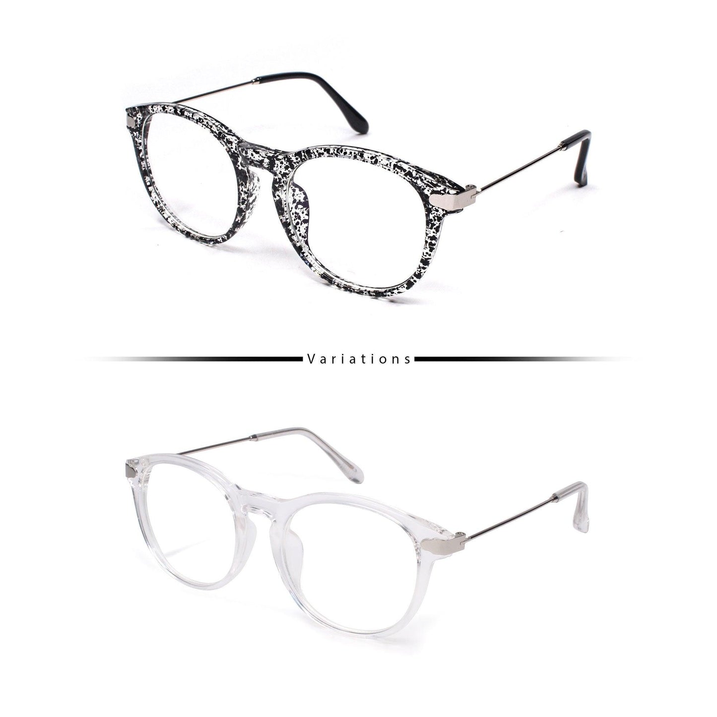 Peculiar MARGOT Round Polycarbonate Frame Anti Radiation Glasses UV400 - peculiareyewear