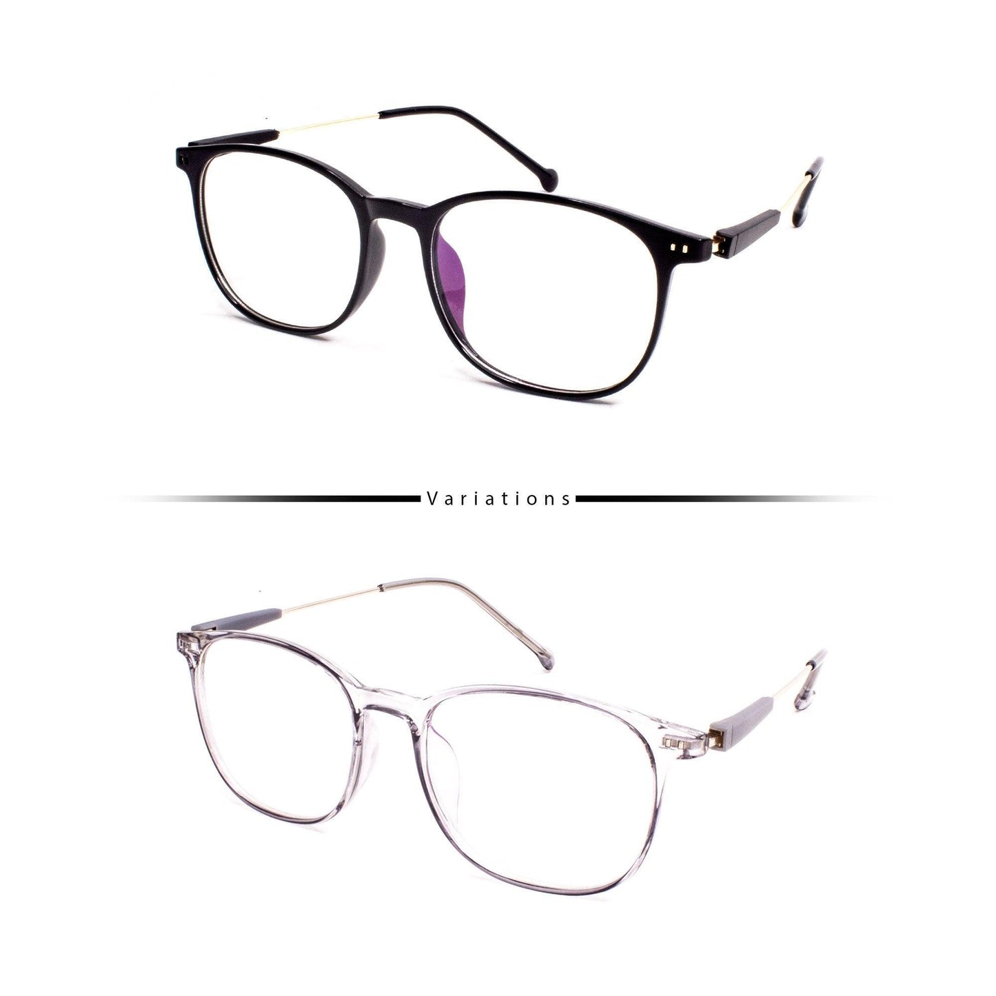 Peculiar SAINT CELEST Square FLEX TR90 Frame Anti Radiation Glasses UV400 - peculiareyewear