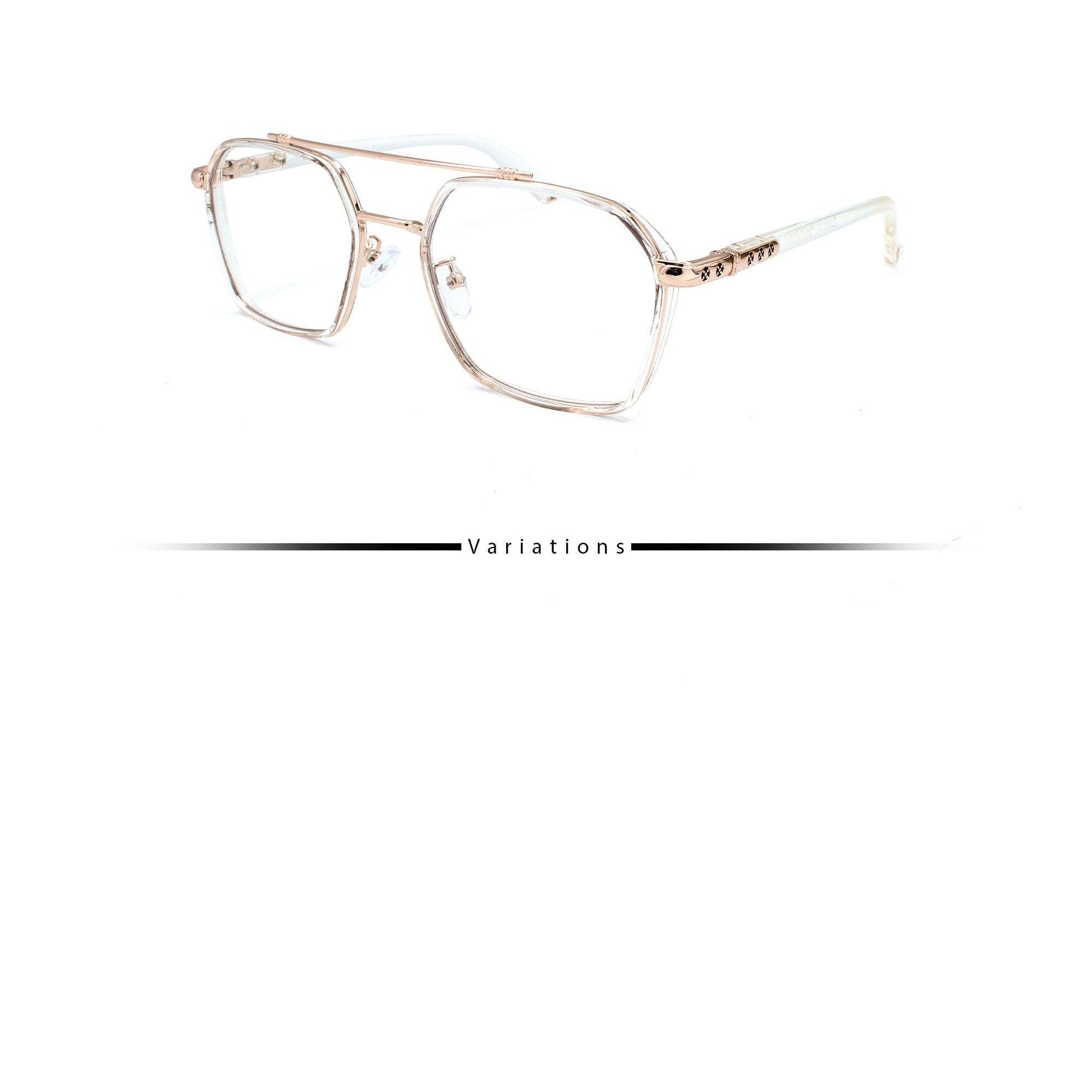 Peculiar ADONIS Square Aviator Anti Radiation Glasses UV400 - peculiareyewear