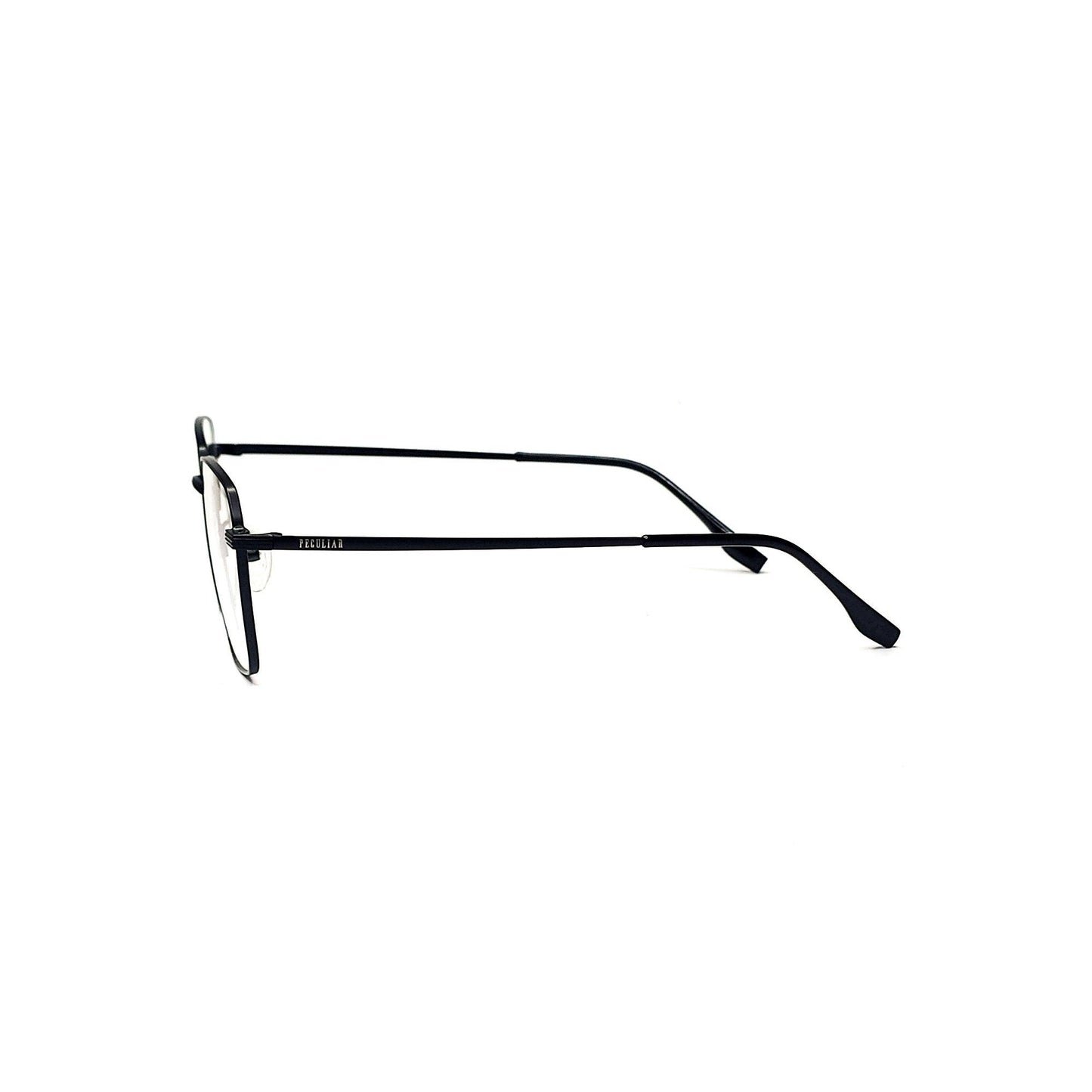 Peculiar NICK Square Stainless Steel Frame Anti Radiation Glasses UV400 - peculiareyewear