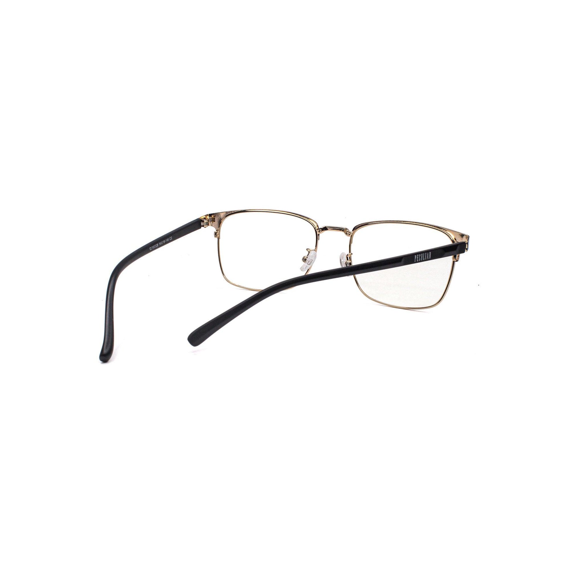 Peculiar GAVIN Square FLEX TR90 Rubberized Frame Anti Radiation Glasses UV400 - peculiareyewear
