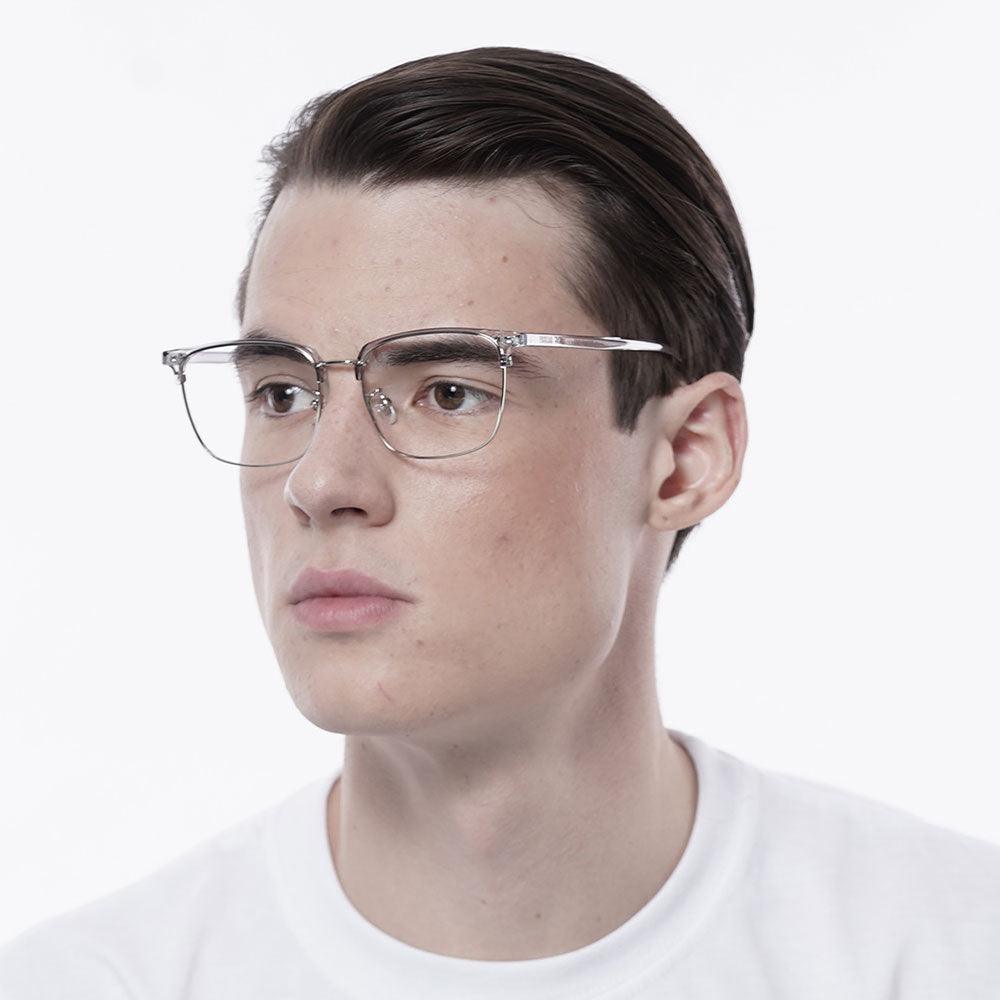 Peculiar KYLE Square GREY Alloy Frame Peculiar Photochromic TransitionPRO Lens - peculiareyewear