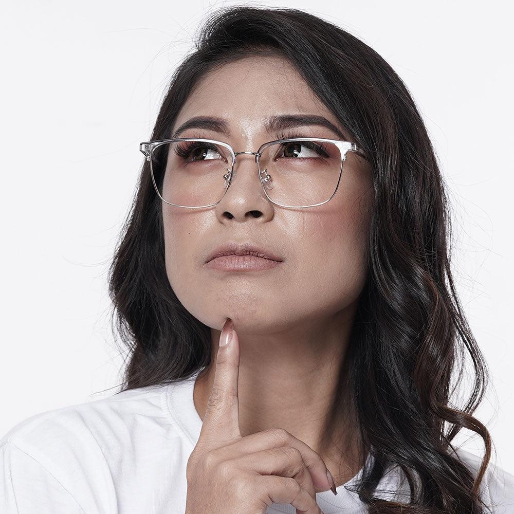 Peculiar KYLE Square GREY Alloy Frame Peculiar Photochromic TransitionPRO Lens - peculiareyewear