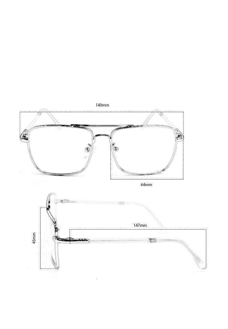 Peculiar x Ces Style CLASSY BABY Rectangle SILVER Peculiar Photochromic TransitionPRO Lens - peculiareyewear