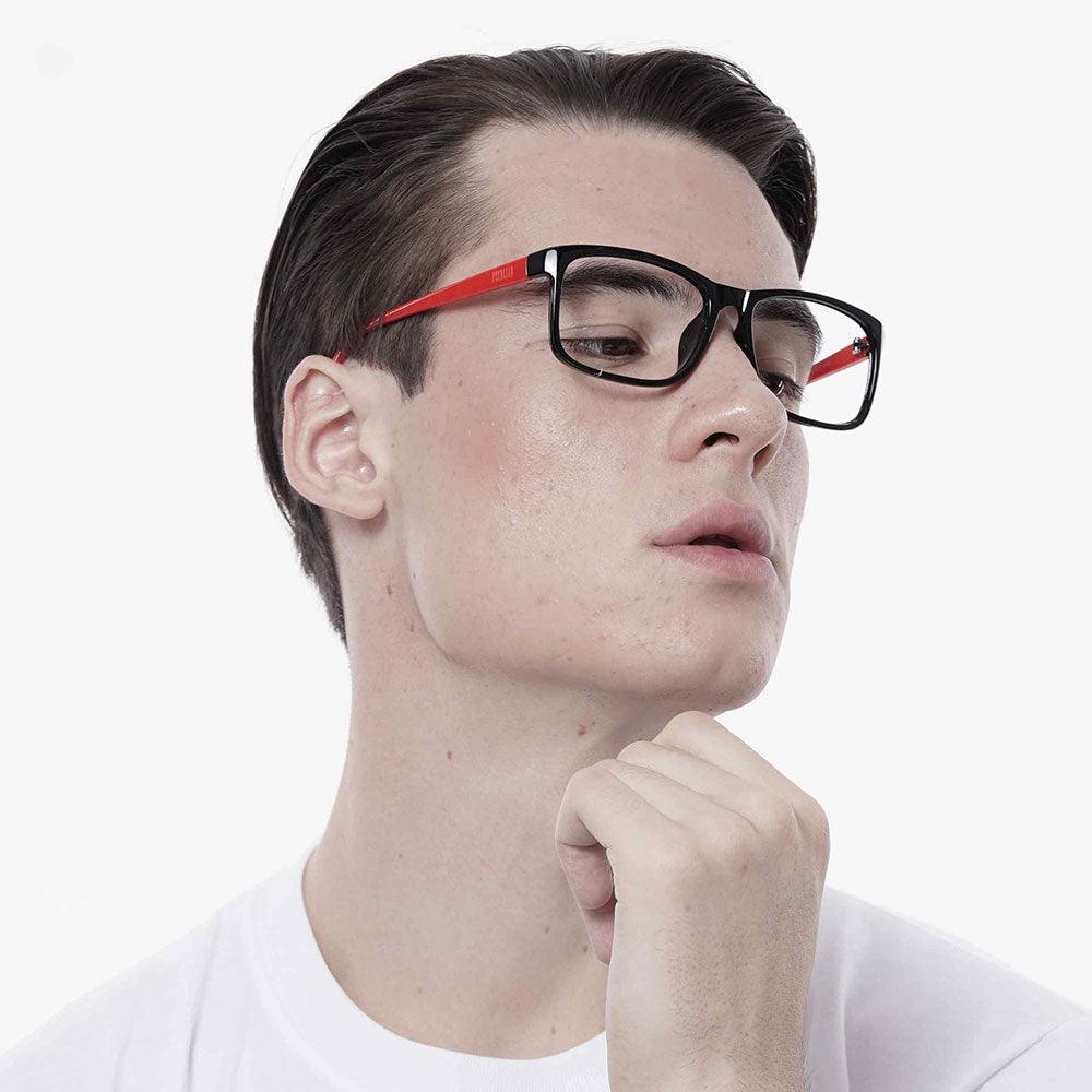 Peculiar CLEO Square Anti Radiation Glasses UV400 - peculiareyewear
