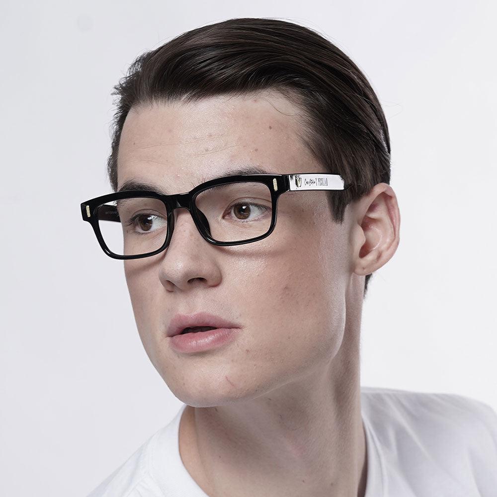 Peculiar x Ces Style MARVY Square BLACK Peculiar Photochromic TransitionPRO Lens - peculiareyewear