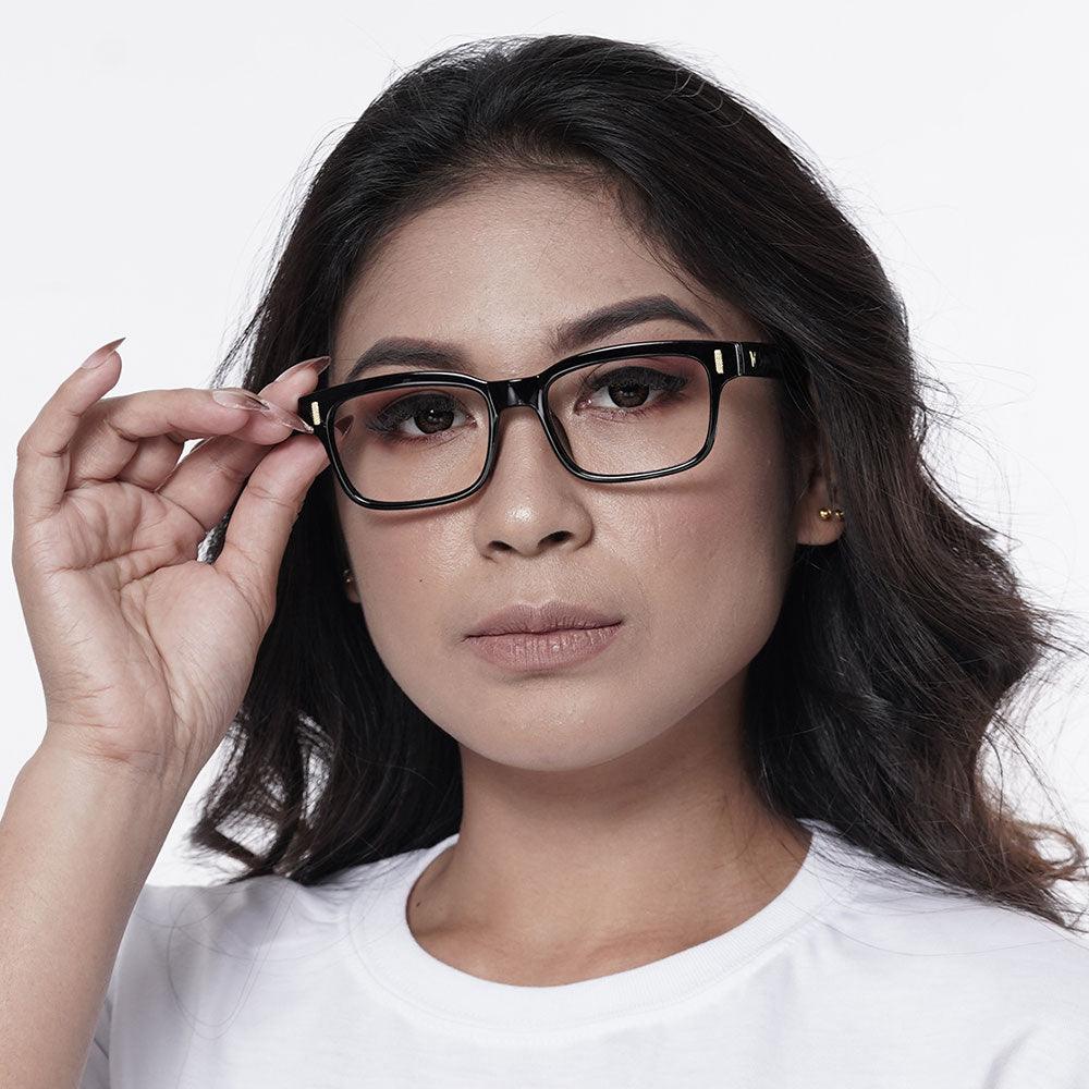 Peculiar x Ces Style MARVY Square BLACK Peculiar Photochromic TransitionPRO Lens - peculiareyewear