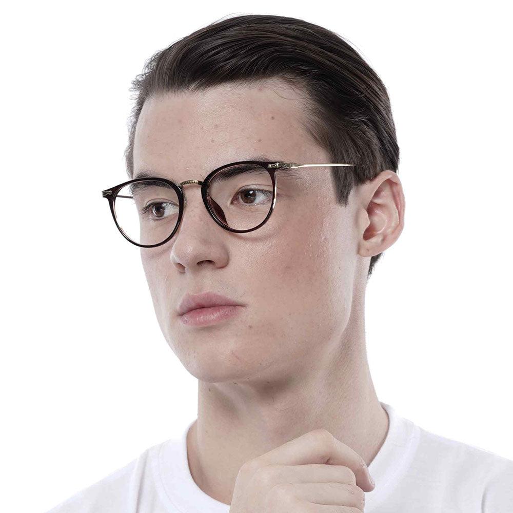Peculiar JOANNE Round Polycarbonate Frame Anti Radiation Glasses UV400 - peculiareyewear