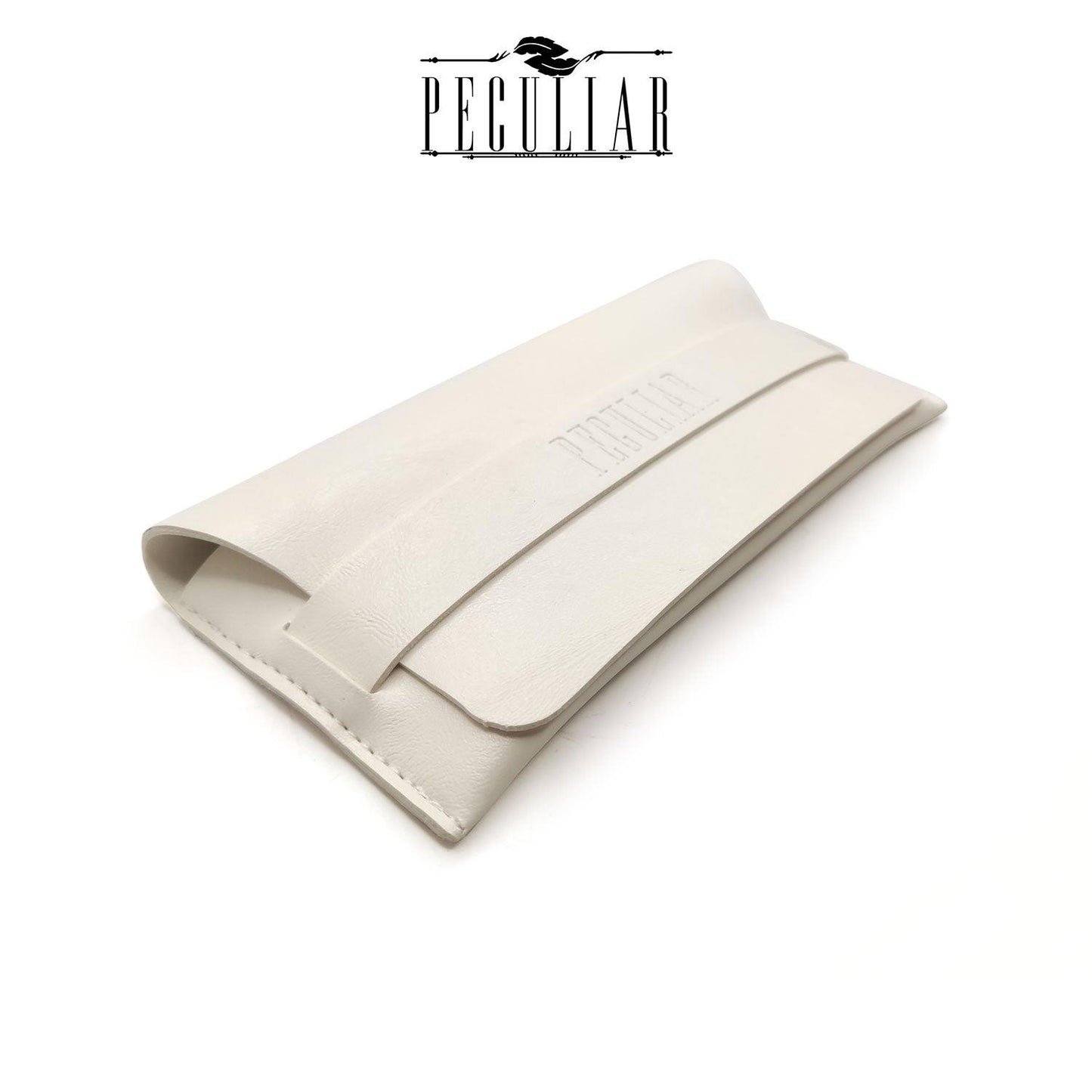 Peculiar SLIM Case Limited Edition PU LEATHER Eyewear Case / Eyeglass- Peculiar and Odd Collection - Case Only - NO EYEWEAR - peculiareyewear