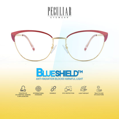 Mary Cat Eye Metal Frame Photochromic TransitionPro