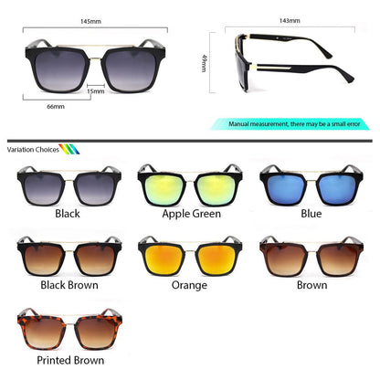 Peculiar Eyewear Ada Square Classic Sunglasses for Men and Women