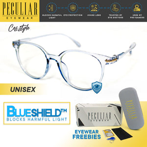 Ces Style DISCO BABY x Peculiar Round Polycarbonate Frame Anti Radiation Glasses UV400