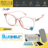 Ces Style DISCO BABY x Peculiar Round Polycarbonate Frame Anti Radiation Glasses UV400