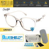 Ces Style DISCO BABY x Peculiar Round Polycarbonate Frame Anti Radiation Glasses UV400