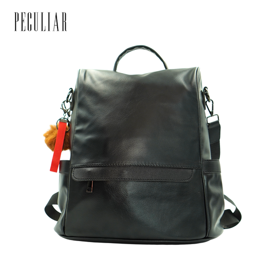 Peculiar LIZ Leather Backpack Business Office School for men women