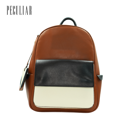 Peculiar KAREN Leather Backpack Business Office School for men women