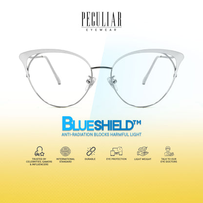 Elizabeth Cat Eye Metal Frame Photochromic TransitionPro