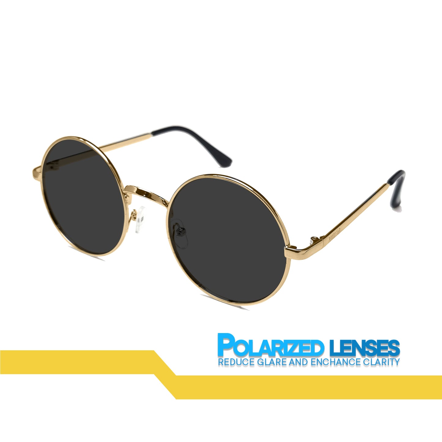 Peculiar Eli Round Metal Sunglass Anti Rad Eyeglass Replaceable Lens Frames PhotoChromic TransitionPro Polarized UV400 Lens Photochromic TAC Lens for Men and Women