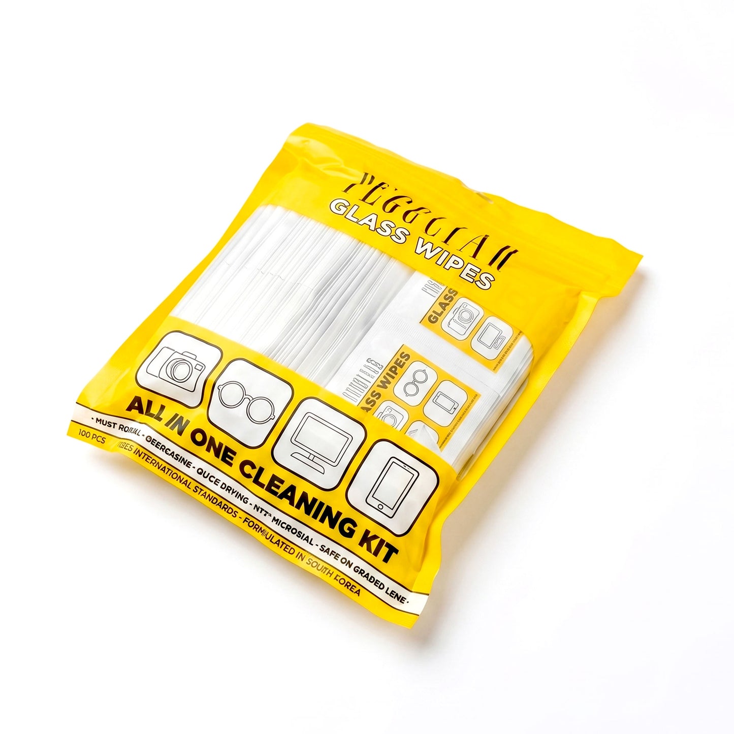 Peculiar Eyewear Glass Wipes Dust Eyeglasses Cleaner Degreaser Non-Toxic Quick Dry