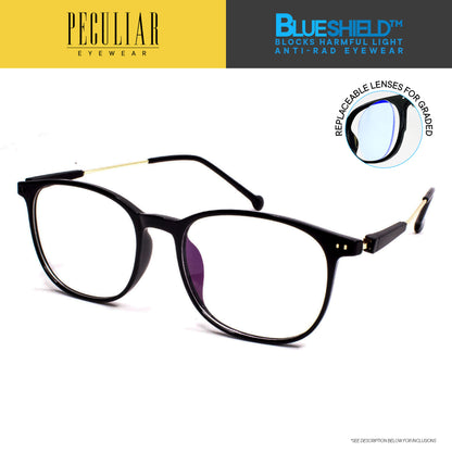 Peculiar SAINT CELEST Square FLEX TR90 Frame Anti Radiation Glasses UV400